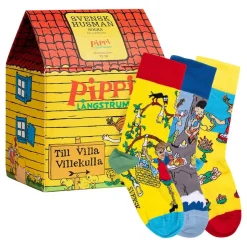 Pippi Långstrump™ Villa Villekulla Strumpor för Barn Presentbox