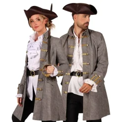Piratjacka Grå Dam Deluxe