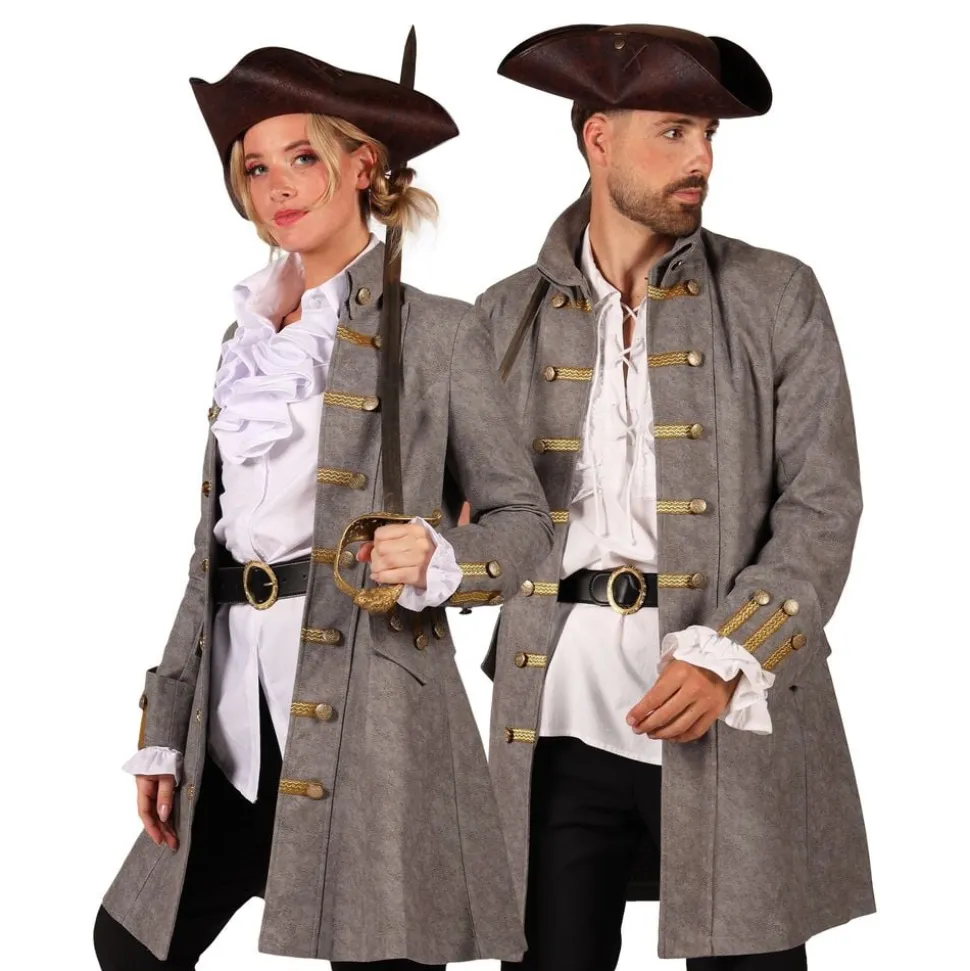 Piratjacka Grå Dam Deluxe