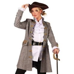 Piratjacka Grå Dam Deluxe