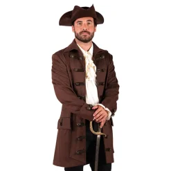 Piratjacka Mörkbrun Herr Deluxe