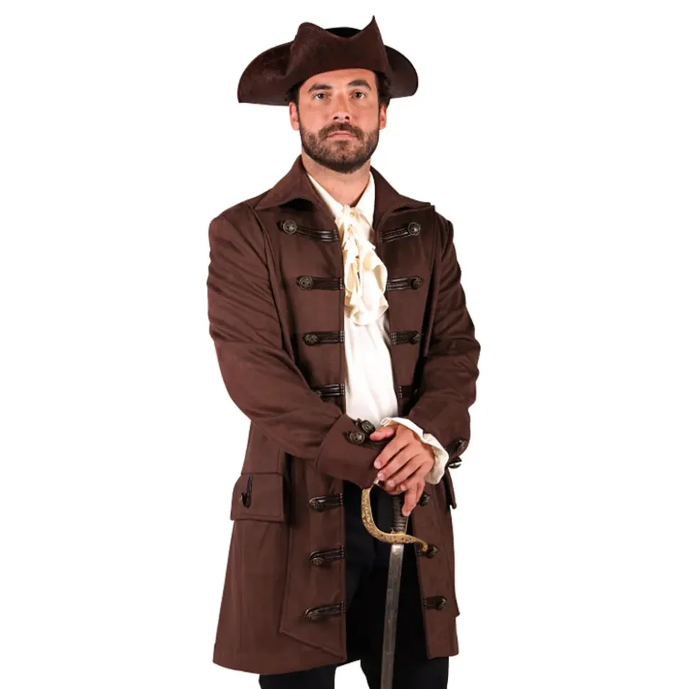 Piratjacka Mörkbrun Herr Deluxe