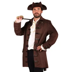 Piratjacka Mörkbrun Herr Deluxe