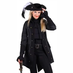 Pirat Kappa Dam Svart Deluxe