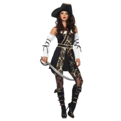 Piratkapten Dam Deluxe Maskeraddräkt