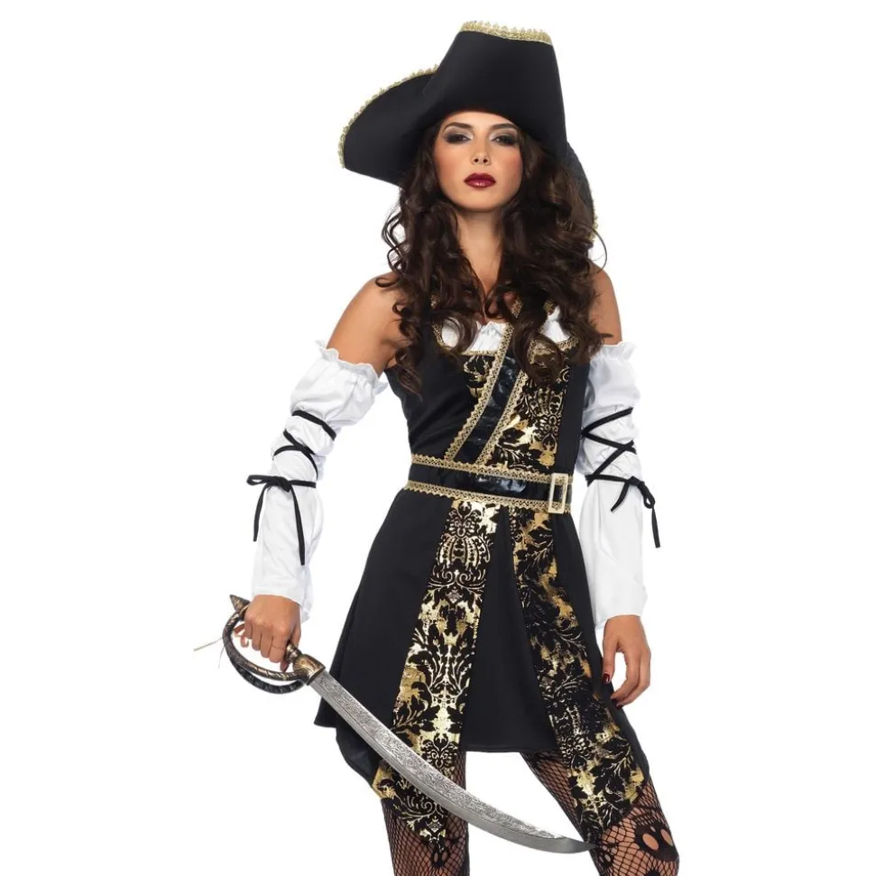 Piratkapten Dam Deluxe Maskeraddräkt
