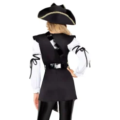 Pirat Kapten Dam Deluxe Maskeraddräkt