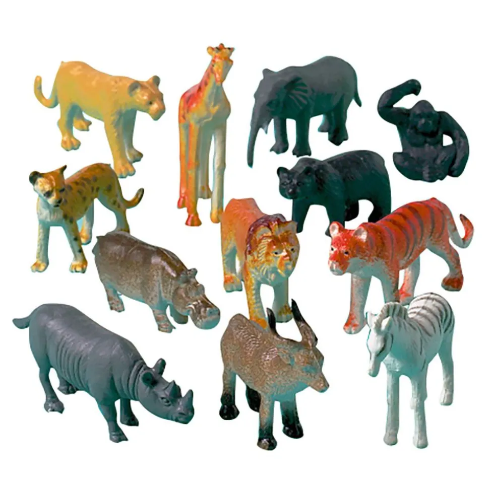 Plastfigurer Djungeldjur