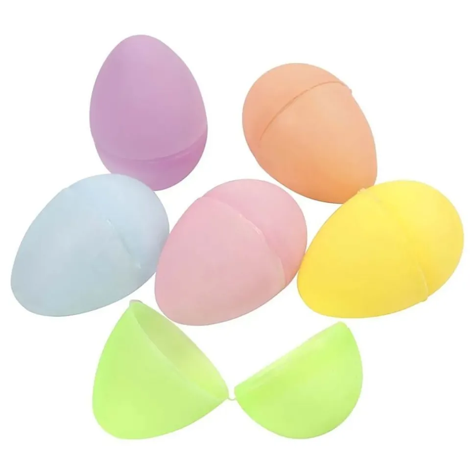Plastägg Pastellfärger