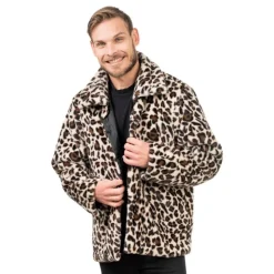 Pälsjacka Leopard