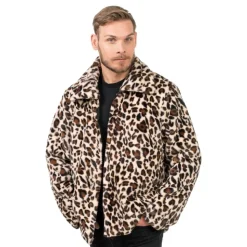 Pälsjacka Leopard