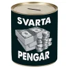 Plåtsparbössa Svarta Pengar