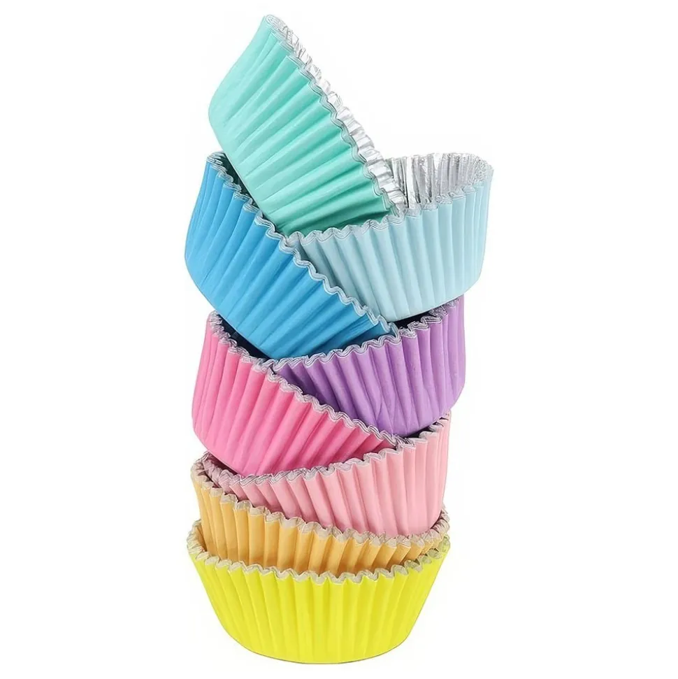 PME Muffinsformar Folierade Färgmix Pastell