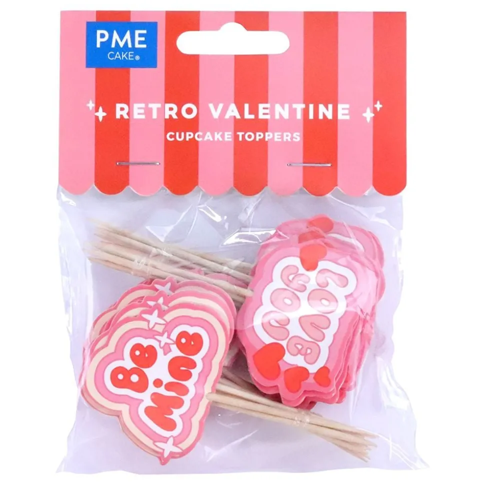 PME Tårtdekorationer Retro Valentine