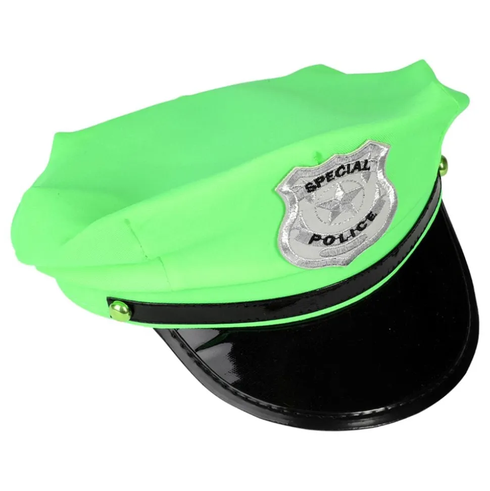 Poliskeps Neongrön