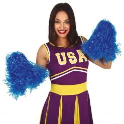 Pom Poms Blå