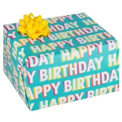 Presentpapper Happy Birthday