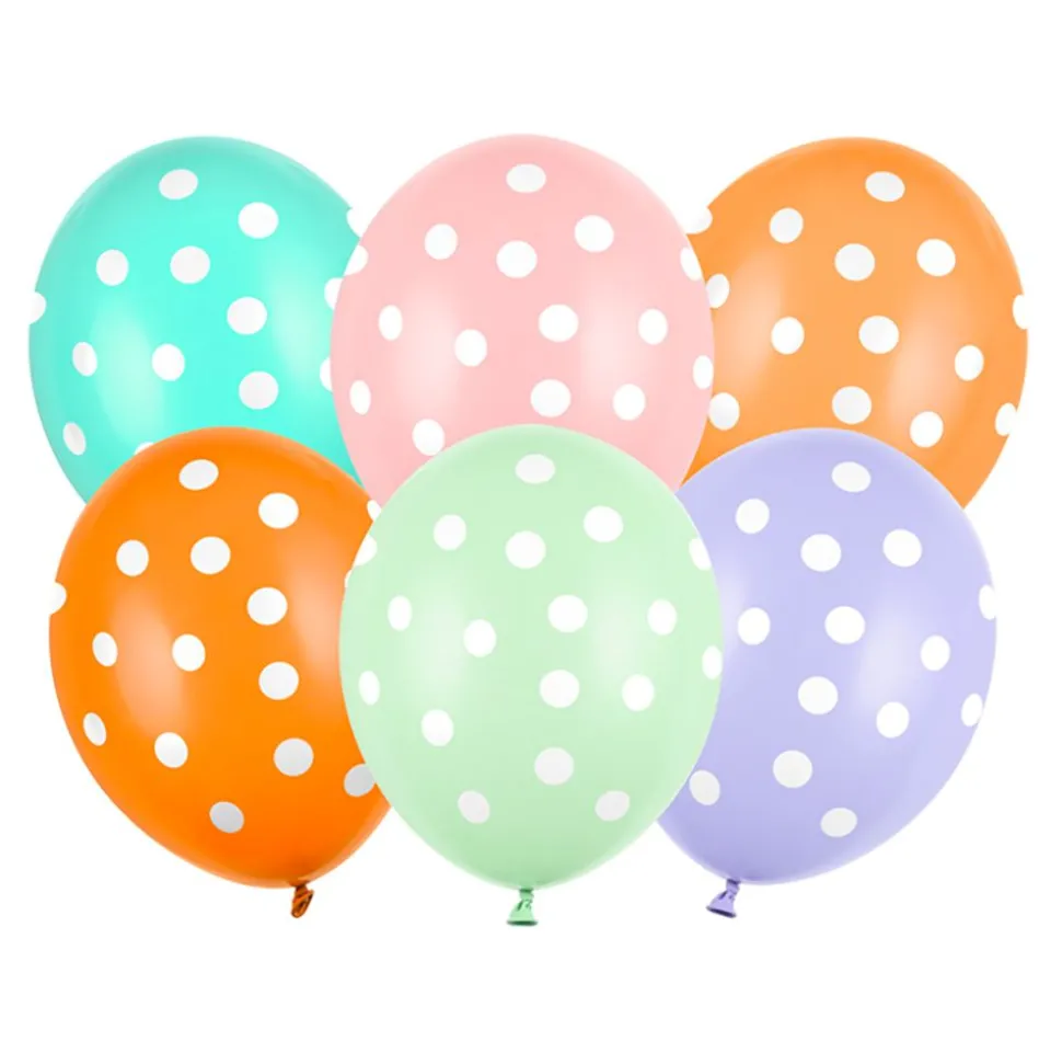 Prickiga Ballonger Pastellmix