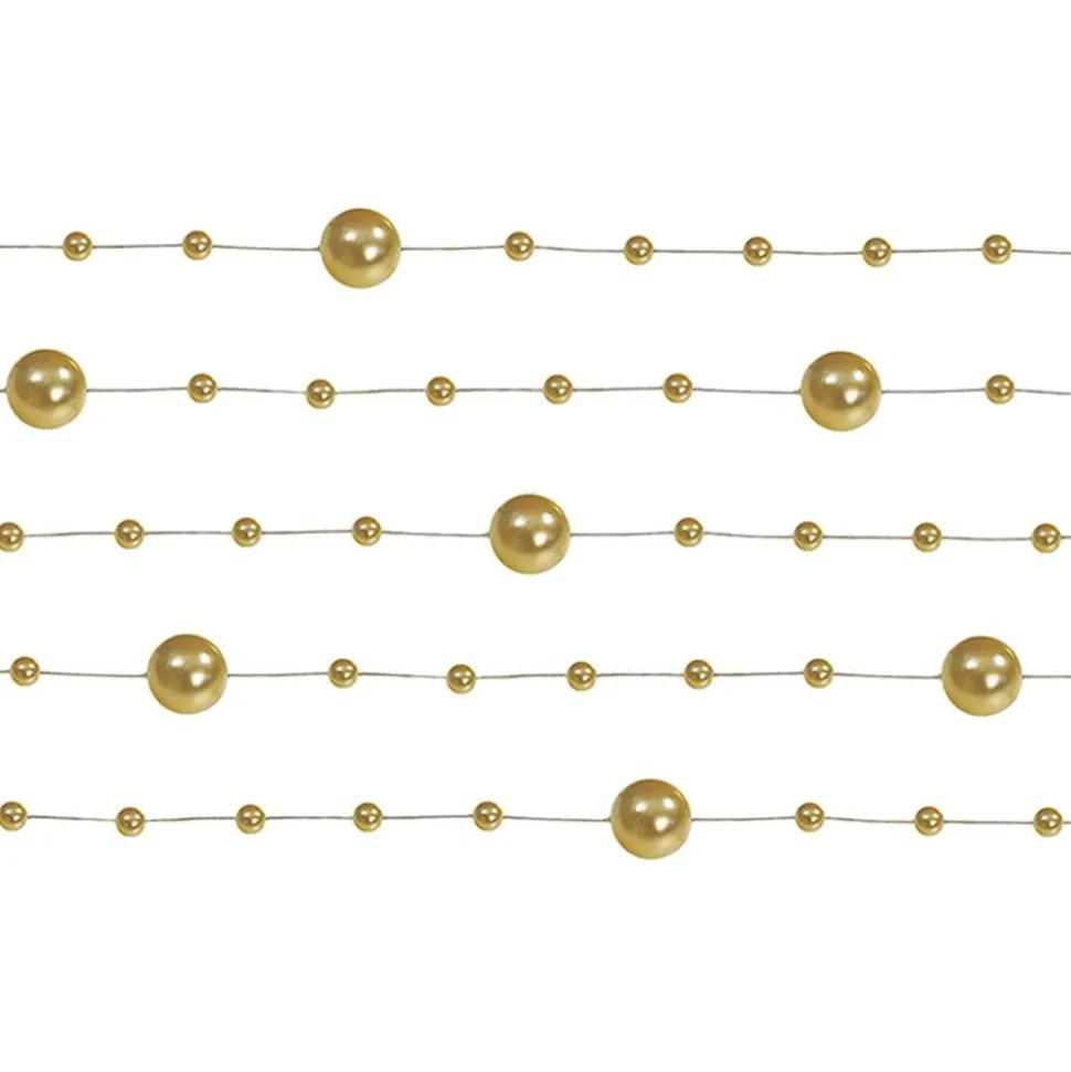 Pärlgirlang Guld