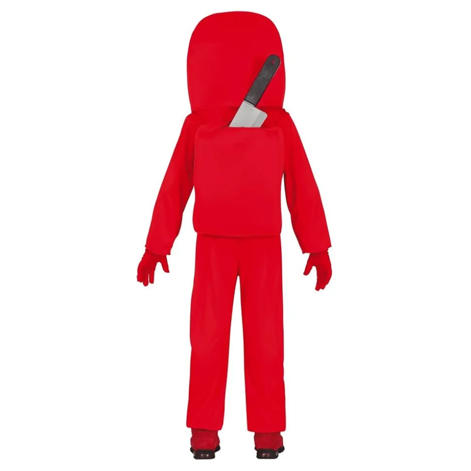 Röd Astronaut Barn Maskeraddräkt