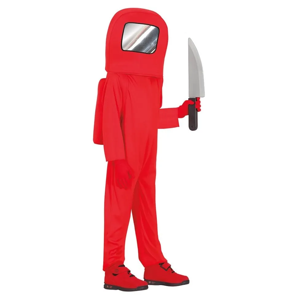 Röd Astronaut Barn Maskeraddräkt