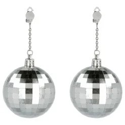 Örhängen Stora Discokulor Silver