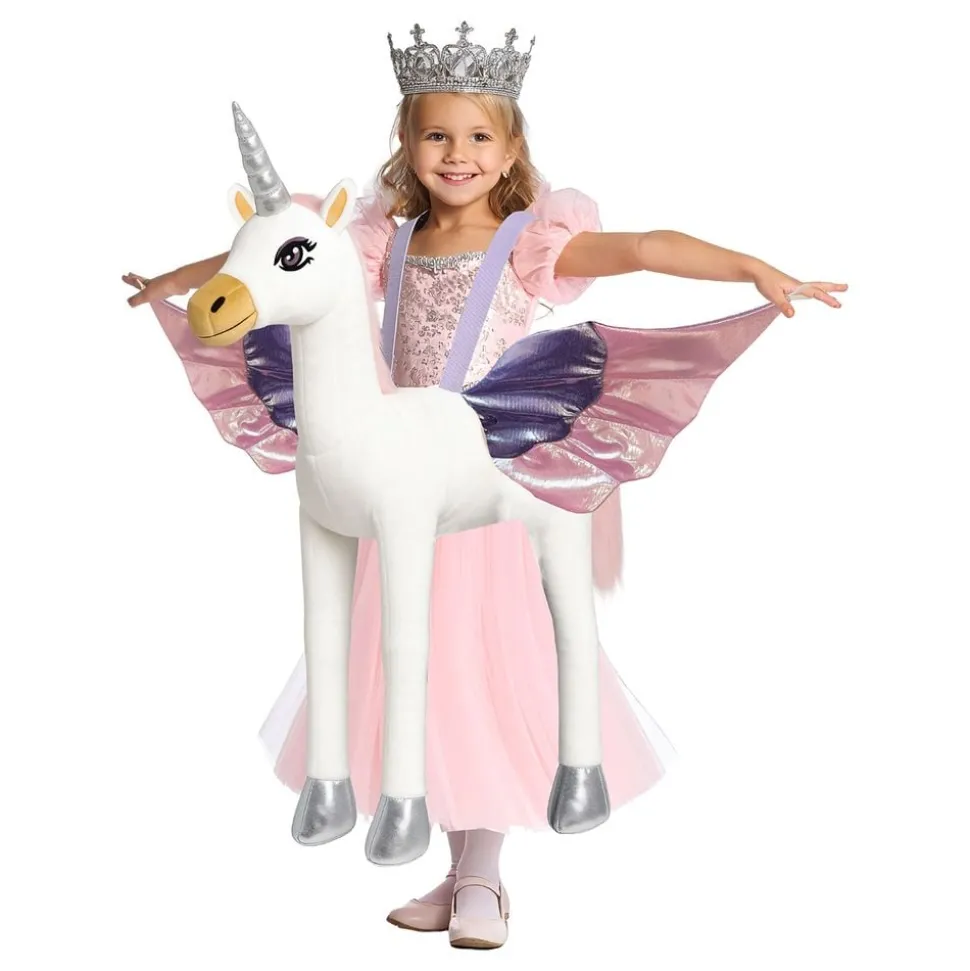 Ridande Unicorn Barn Maskeraddräkt