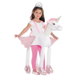 Ridande Unicorn med Ljud & Ljus Barn Maskeradräkt