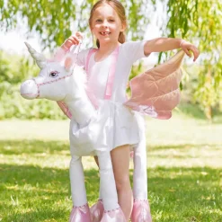 Ridande Unicorn med Ljud & Ljus Barn Maskeradräkt