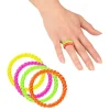 Ringar Neonfärgade