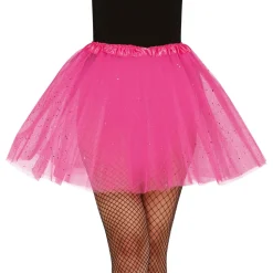 Rosa Tyllkjol med Glitter