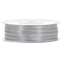 Satinband Silver