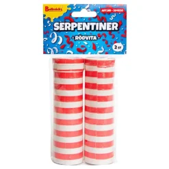 Serpentiner Röd/Vit