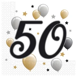 Servetter 50 Ballonger