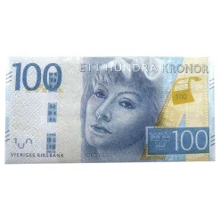 Servetter 100-kronorssedlar