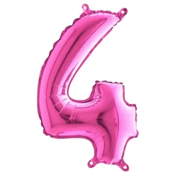 Sifferballong Mini Rosa Metallic
