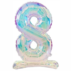 Sifferballonger på Ställning Iridescent