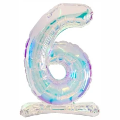 Sifferballonger på Ställning Iridescent