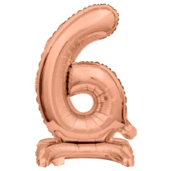 Sifferballong Mini på Ställning Roséguld
