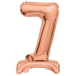 Sifferballong Mini på Ställning Roséguld
