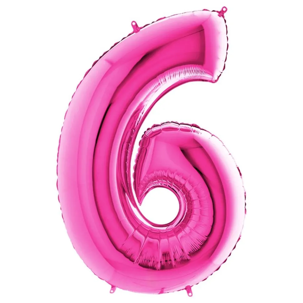 Sifferballong Rosa Metallic