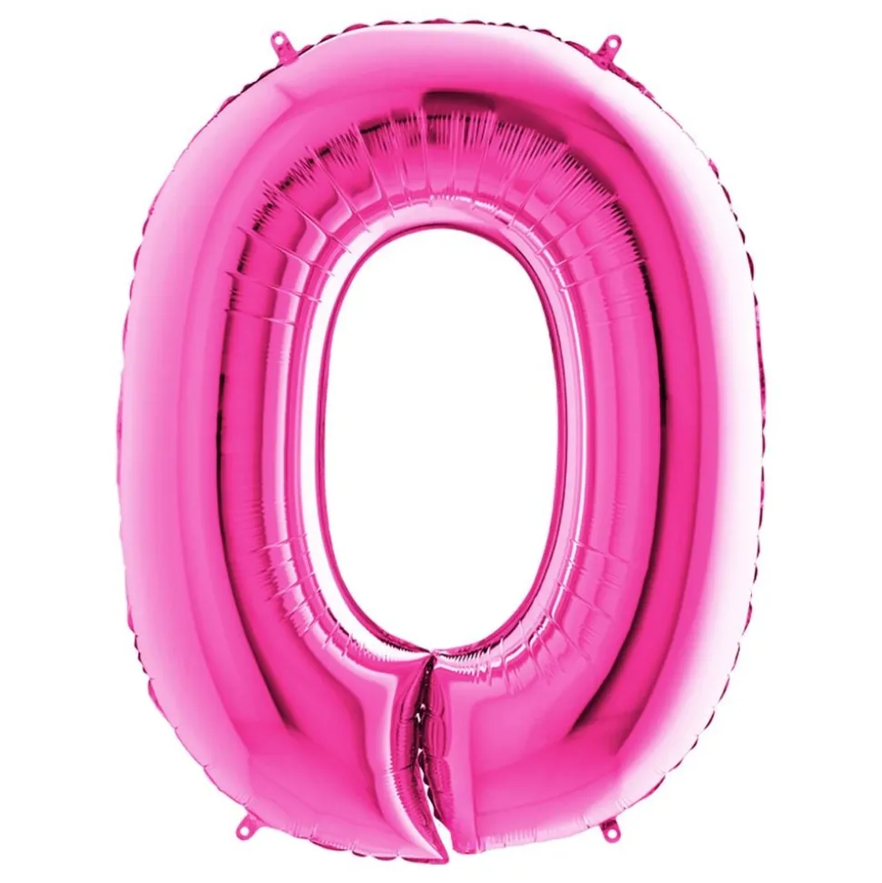 Sifferballong Rosa Metallic