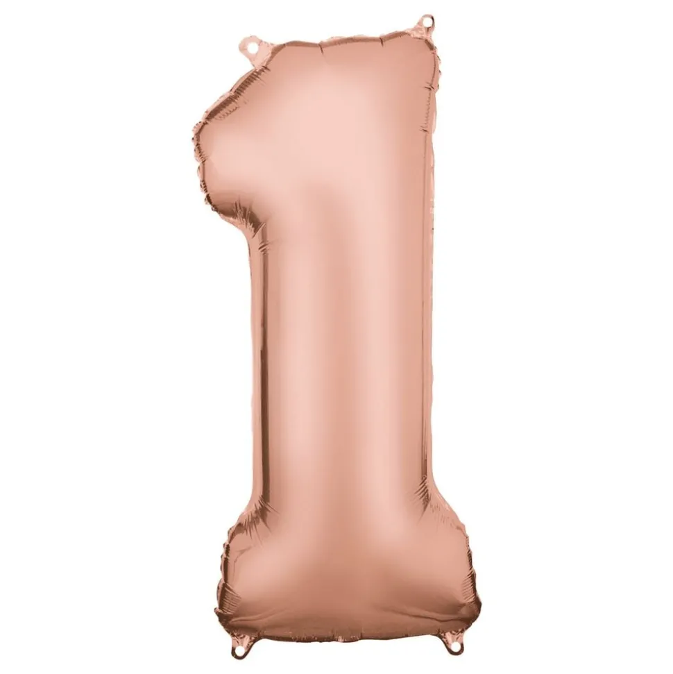 Sifferballong Roséguld Satin