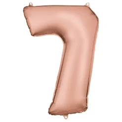 Sifferballong Roséguld Satin