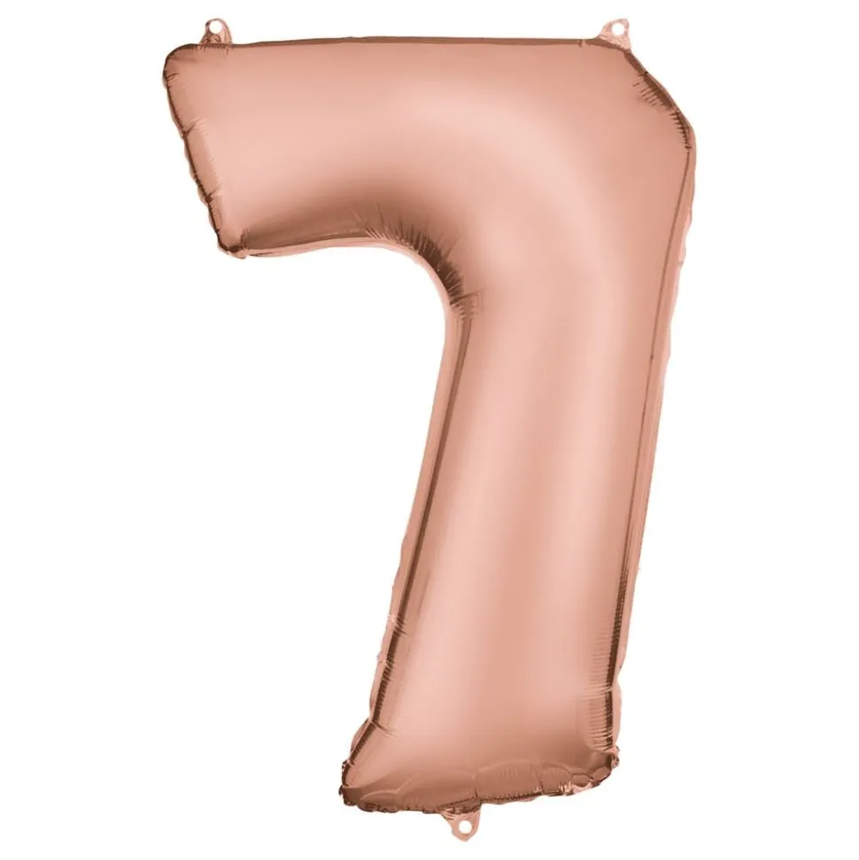 Sifferballong Roséguld Satin