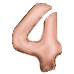 Sifferballong Roséguld Satin