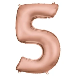 Sifferballong Roséguld Satin