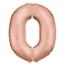 Sifferballong Roséguld Satin