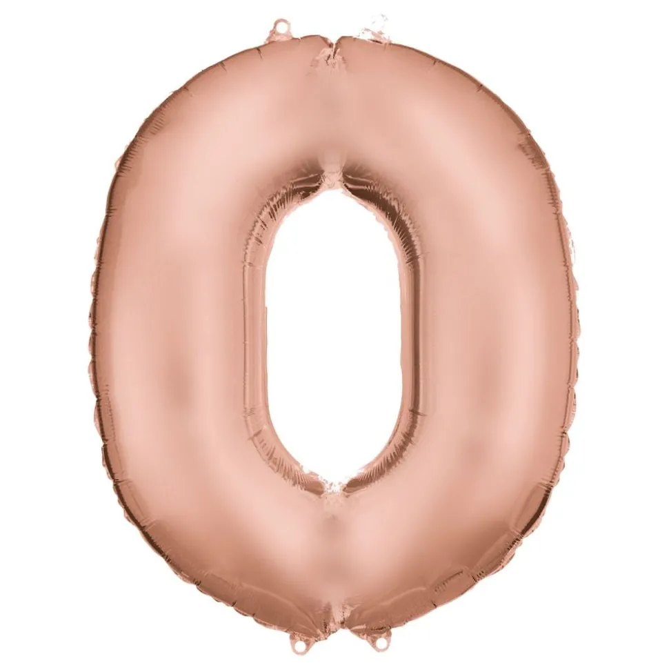Sifferballong Roséguld Satin