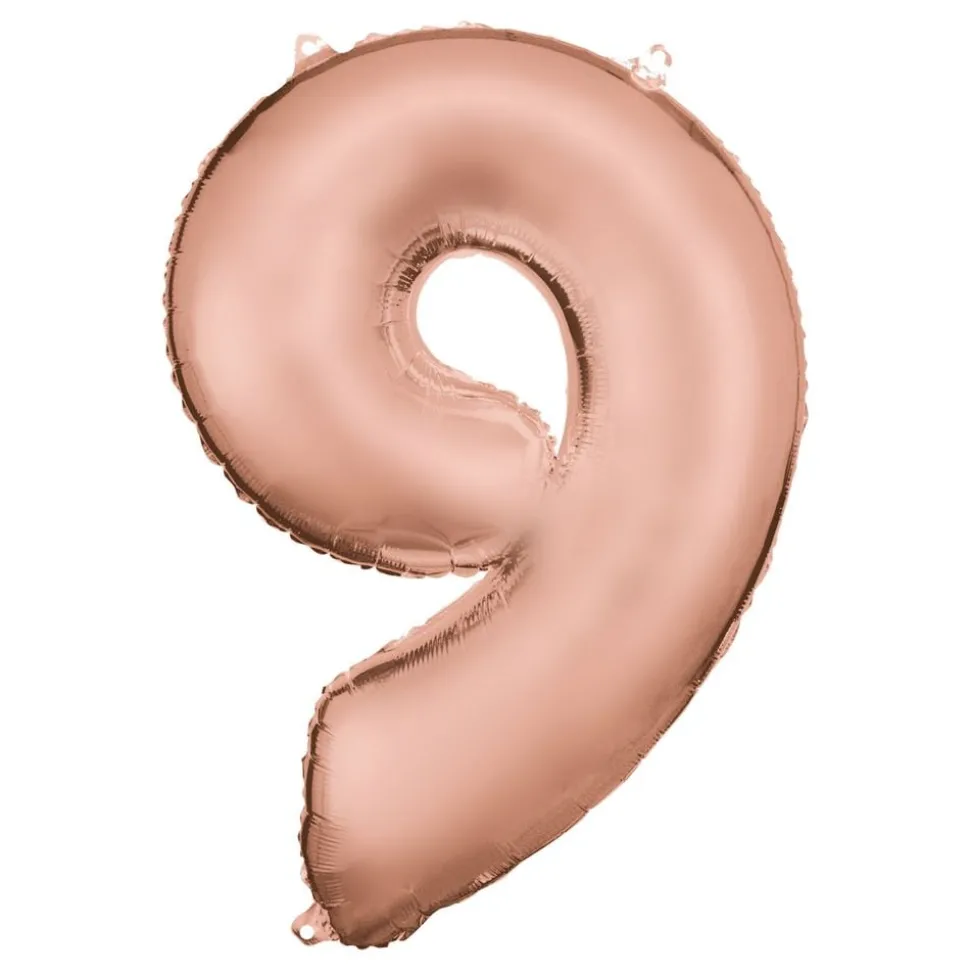 Sifferballong Roséguld Satin
